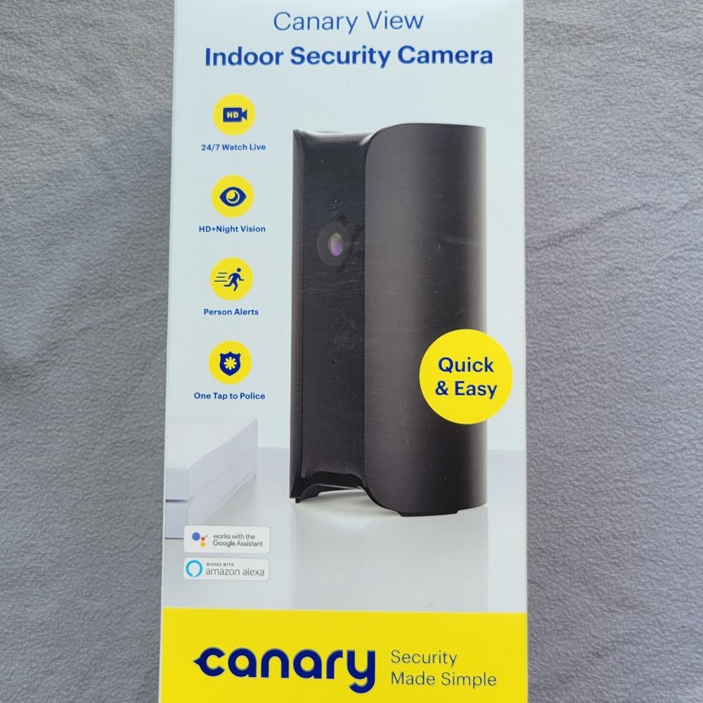 Canary View Indoor Security Cameras - 2 included
